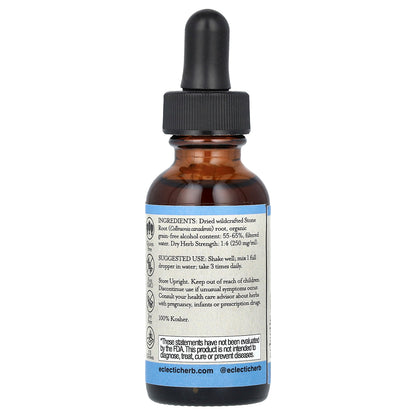 Eclectic Herb, Herb, Stone Root, 1 fl oz (30 ml)