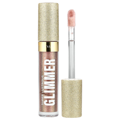 Revlon, Super Lustrous Glimmer™ Gloss, 004 Happy Hour, 0.13 fl oz (3.8 ml)