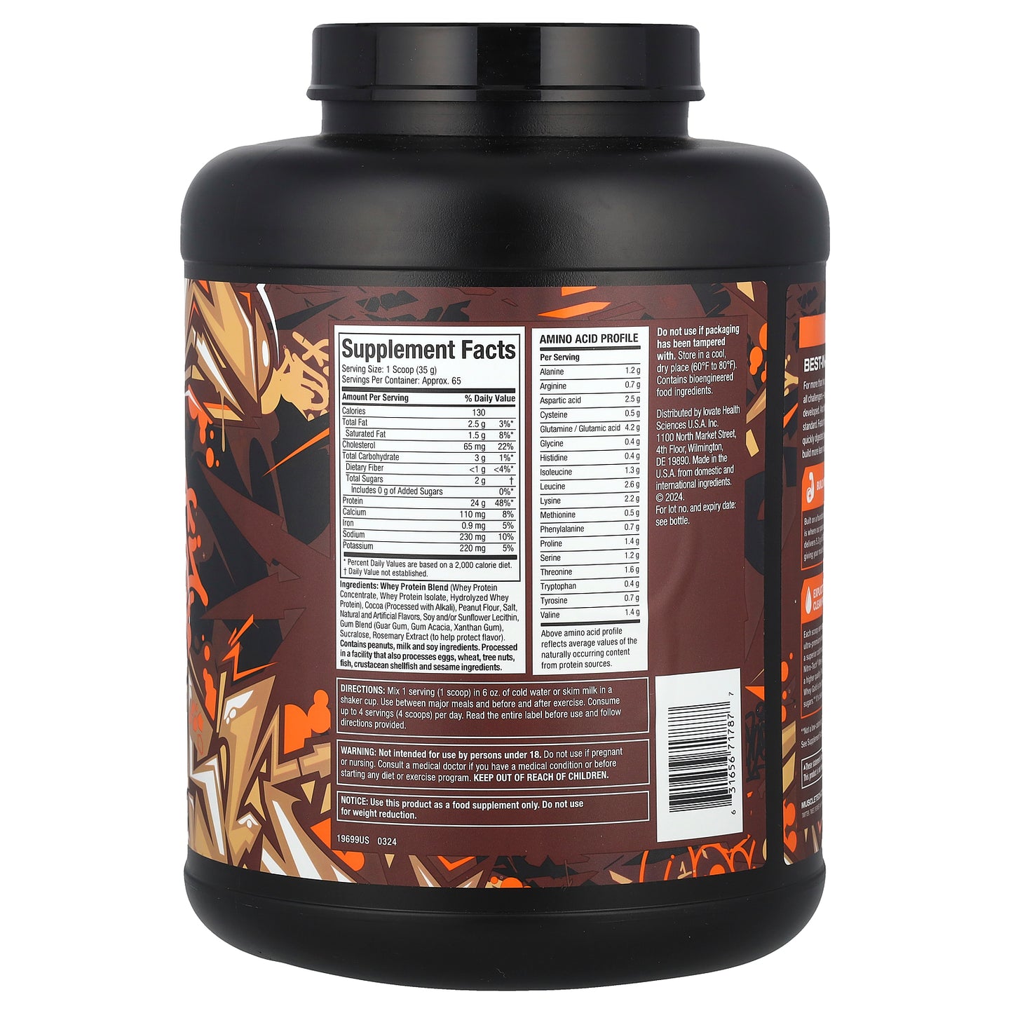 MuscleTech, Nitro-Tech® Whey Gold, Chocolate Peanut Butter, 5 lbs (2.27 kg)