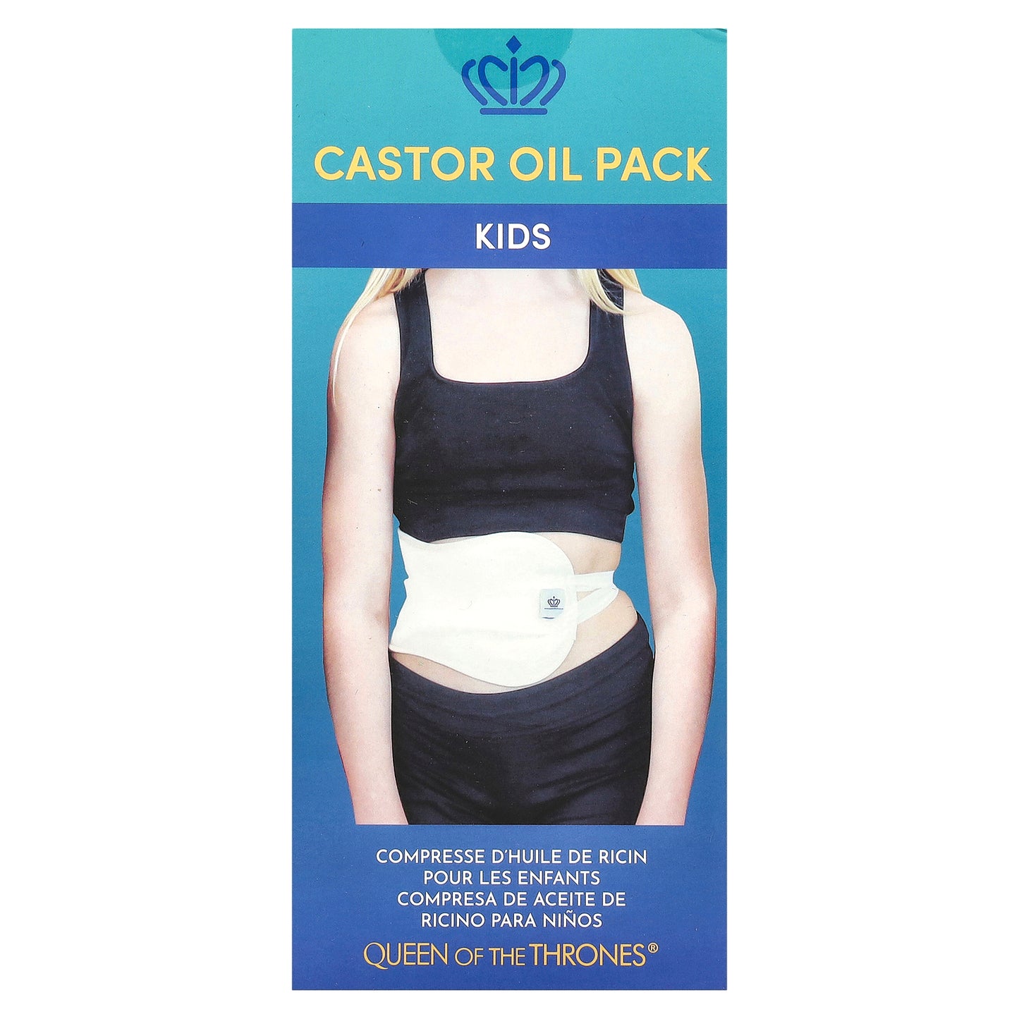 Queen of the Thrones, Castor Oil Pack, Kids, 1 Count