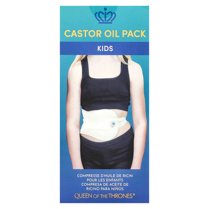 Queen of the Thrones, Castor Oil Pack, Kids, 1 Count
