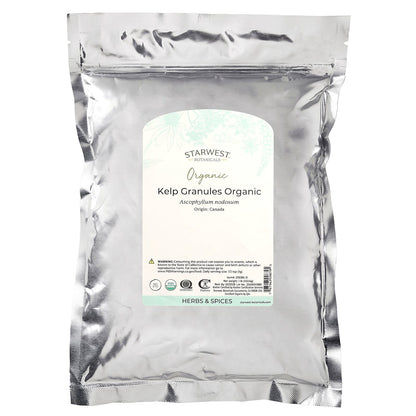 Starwest Botanicals, Organic Kelp Granules, 1 lb (453.6 g)