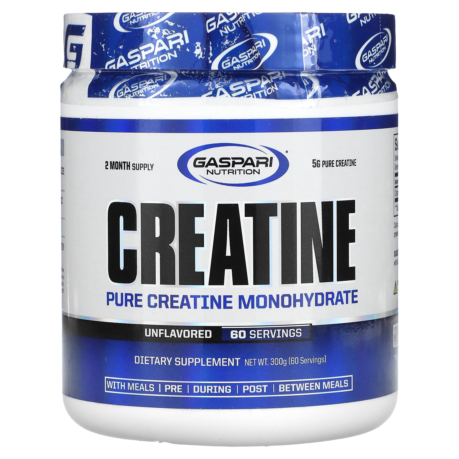 Gaspari Nutrition, Creatine, Unflavored, 300 g