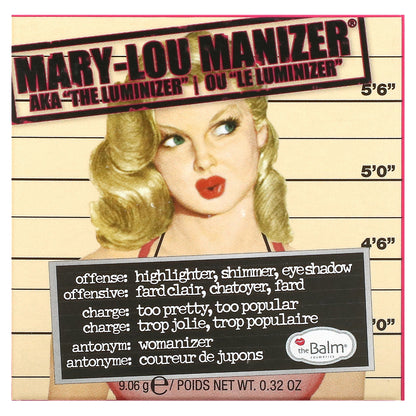 theBalm Cosmetics, Mary-Lou Manizer, Highlighter & Shadow,  0.32 oz (9.06 g)