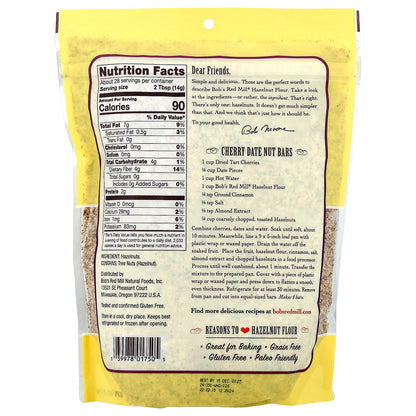 Bob's Red Mill, Finely Ground Hazelnut Flour, 14 oz (396 g)