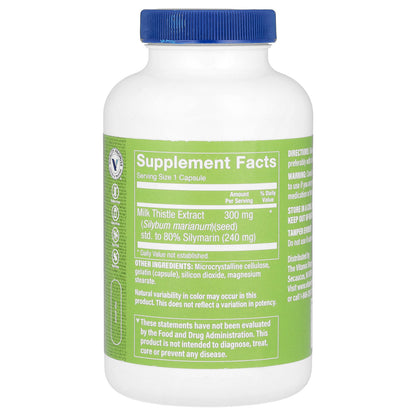 The Vitamin Shoppe, Milk Thistle Extract, 300 mg, 200 Capsules