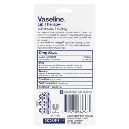 Vaseline, Lip Therapy®, Advanced Healing, 2 Tubes, 0.35 oz (10 g) Each