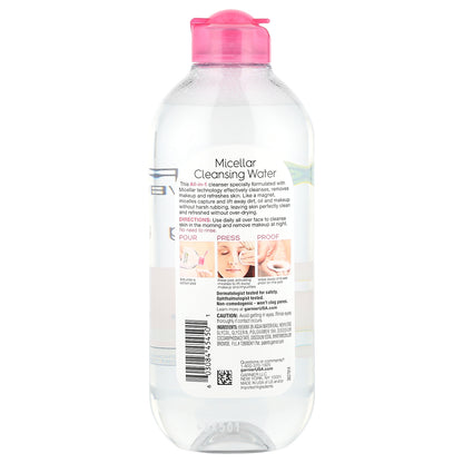 Garnier, SkinActive, All-in-1 Micellar Cleansing Water, All Skin Types, 13.5 fl oz (400 ml)