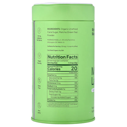 Morning Made Inc, Matcha Latte, Original, 10.58 oz (300 g)