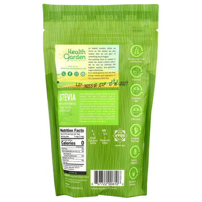 Health Garden, Stevia With Erythritol, 12 oz (341 g)