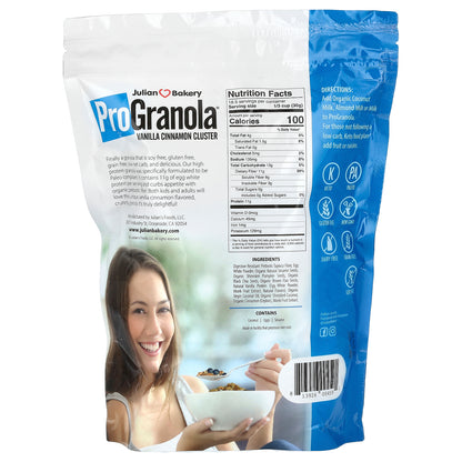 Julian Bakery, Pro Granola, Vanilla Cinnamon Cluster, 19.5 oz (553 g)