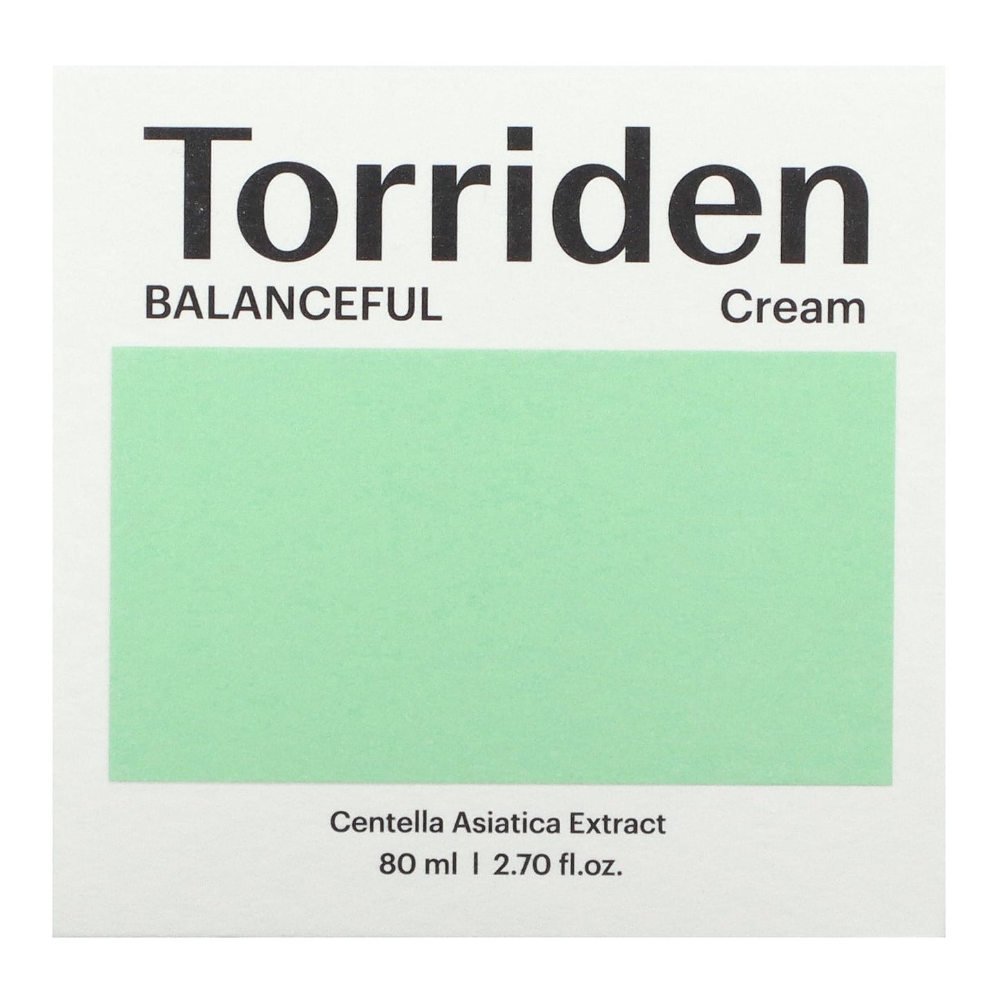 Torriden, Balanceful, Centella Asiatica Extract Cream, 2.70 fl oz (80 ml)