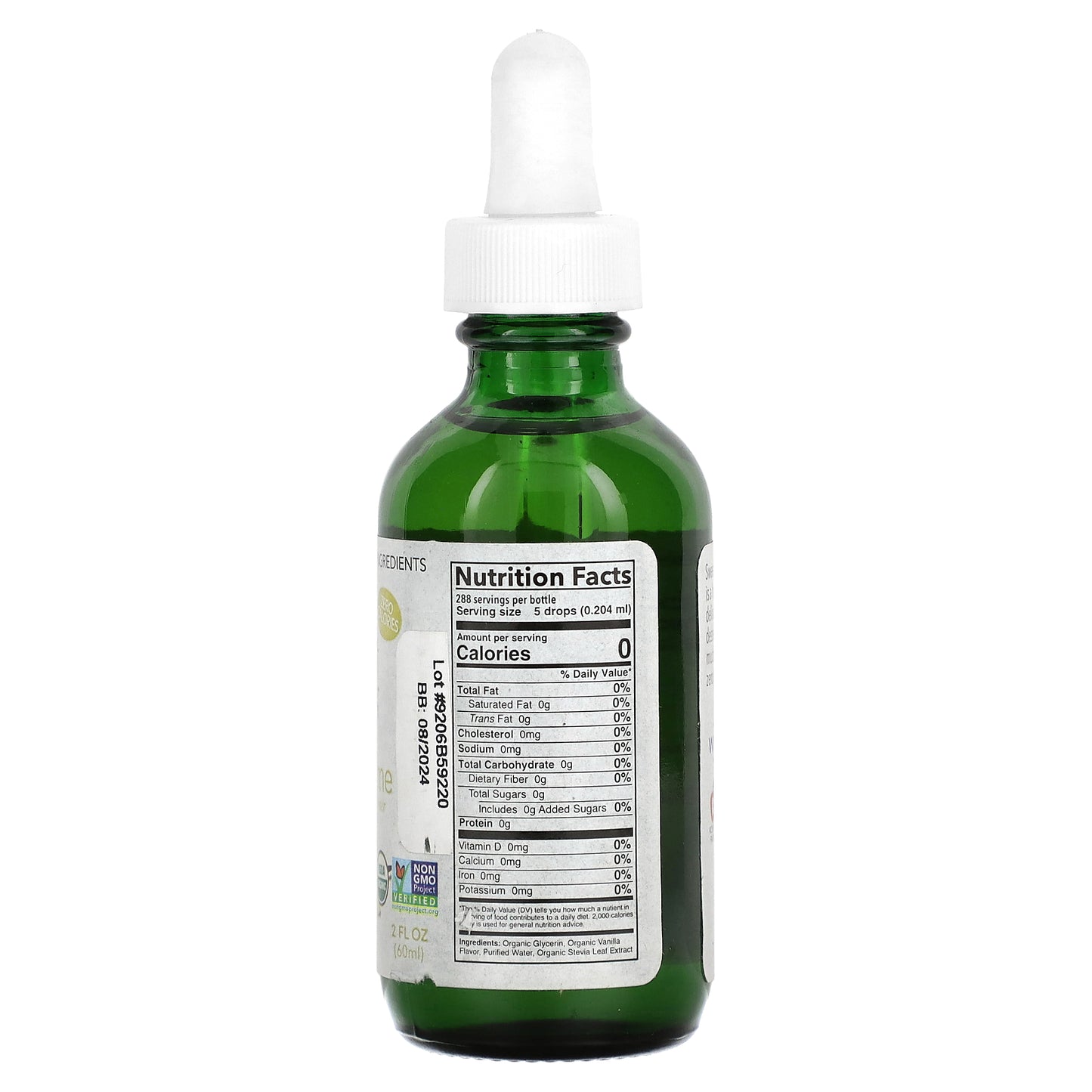 SweetLeaf Stevia, Organic Sweet Drops, Vanilla Creme, 2 fl oz (60 ml)