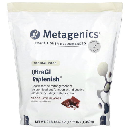 Metagenics, UltraGI Replenish®, Chocolate, 47.62 oz (1,350 g)