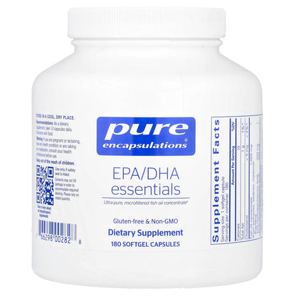 Pure Encapsulations, EPA/DHA Essentials, 180 Softgel Capsules