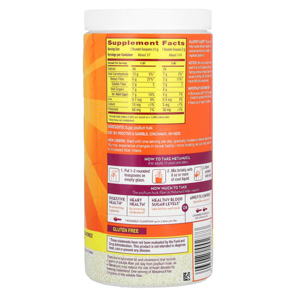 Metamucil, 4-in-1 Fiber, Unflavored, 28.1 oz (798 g)