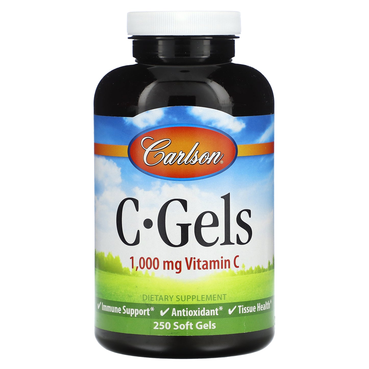 Carlson, C-Gels, Vitamin C, 1,000 mg, 250 Soft Gels