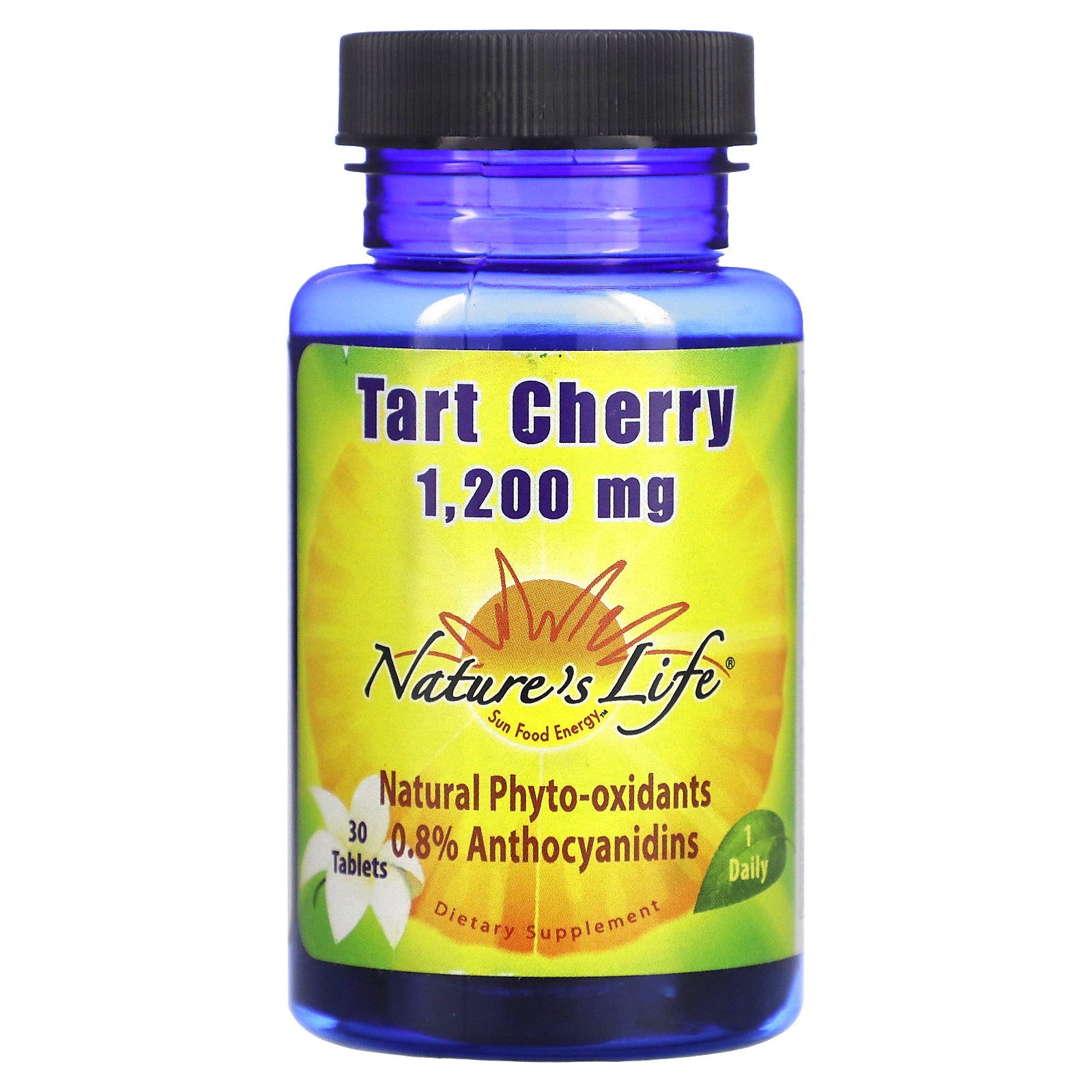 Nature's Life, Tart Cherry, 1,200 mg, 30 Tablets