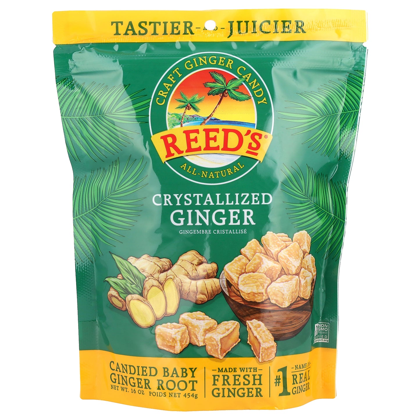 Reed's, Craft Ginger Candy, Crystallized Ginger, 16 oz (454 g)