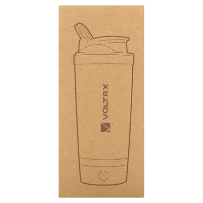 Voltrx, Merger, Protein Shaker USB C Rechargeable Bottle, Blue, 24 oz (700 ml)