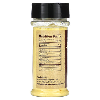 Amish Country Popcorn, Popcorn Seasoning, White Cheddar, 3.8 oz (108 g)