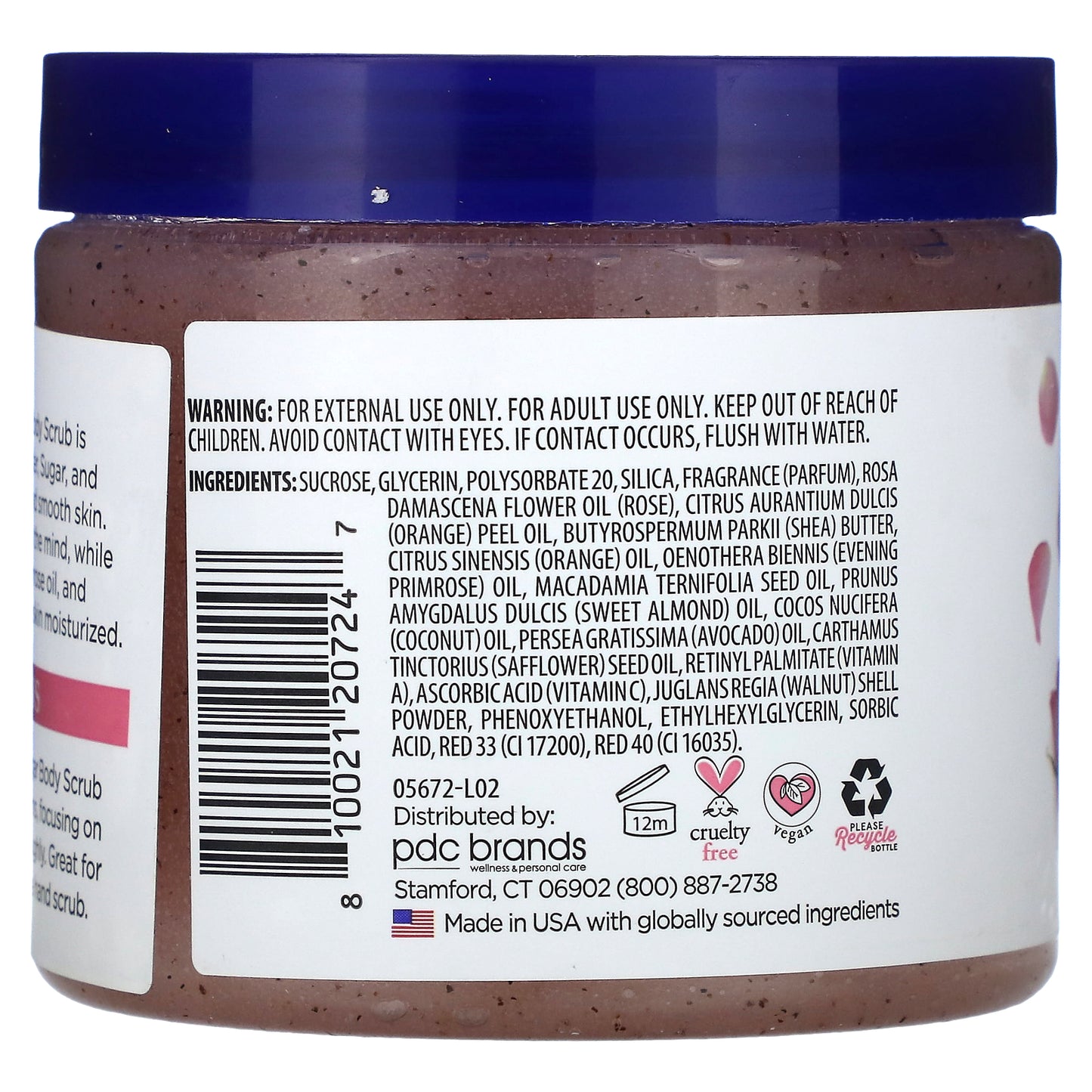 Dr. Teal's, Shea Sugar Scrub, Rose Essential Oil, 19 oz (538 g)