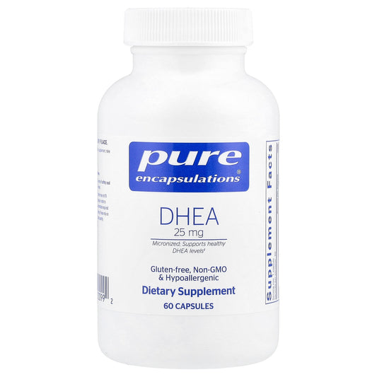 Pure Encapsulations, DHEA, 25 mg, 60 Capsules