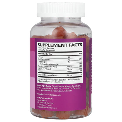 Havasu Nutrition, Elderberry Immune Support Gummies, 120 Gummies