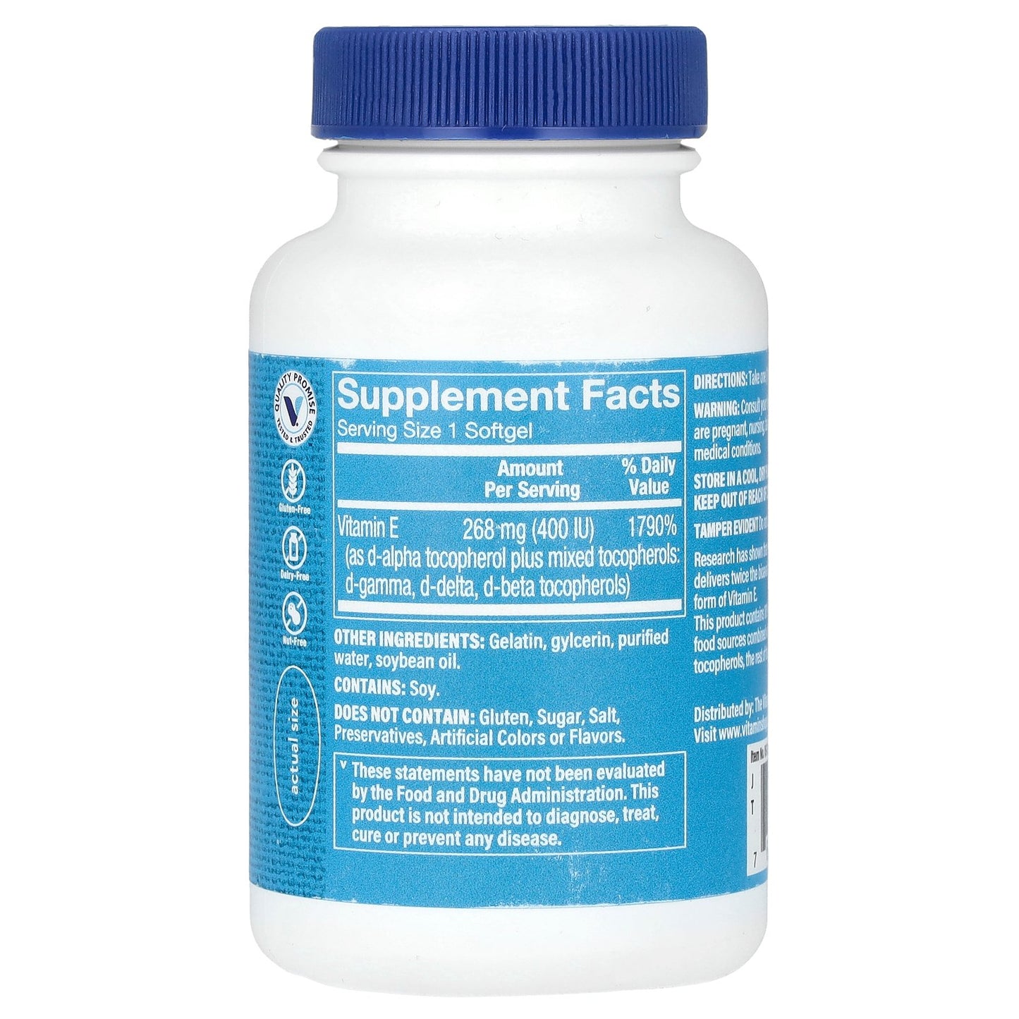 The Vitamin Shoppe, Vitamin E, 268 mg (400 IU), 120 Softgels