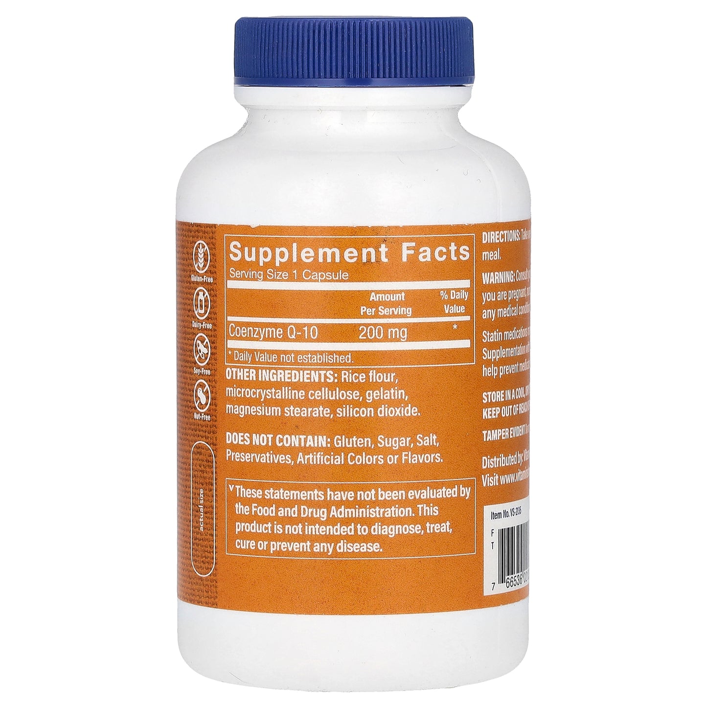 The Vitamin Shoppe, CoQ-10, 200 mg, 120 Capsules