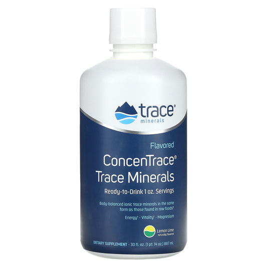 Trace, ConcenTrace, Trace Minerals, Lemon Lime, 30 fl oz (887 ml)