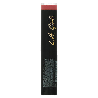 L.A. Girl, Matte Flat Velvet Lipstick, GLC813 Hush, 0.1 oz (3 g)