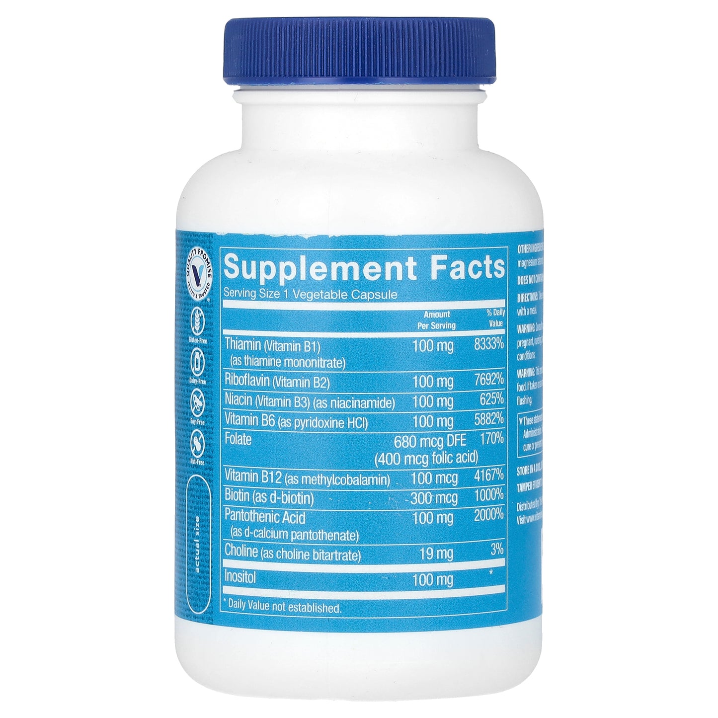 The Vitamin Shoppe, B-Complex 100, 100 Vegetable Capsules