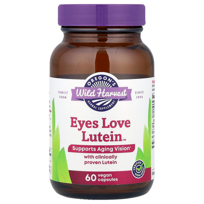 Oregon's Wild Harvest, Eyes Love Lutein™, 60 Vegan Capsules