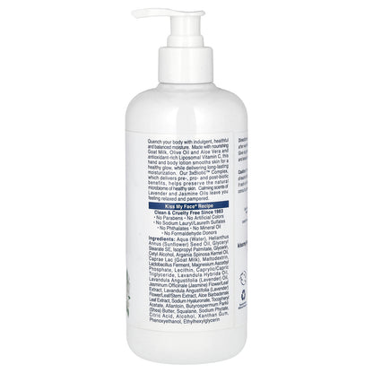 Kiss My Face, Goat Milk Hand & Body Lotion, Lavender + Jasmine, 16 fl oz (473 ml)