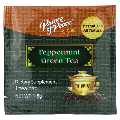 Prince of Peace, Peppermint Green Tea, 18 Tea Bags, 1.14 oz (32.4 g)