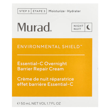 Murad, Environmental Shield, Essential-C Overnight Barrier Repair Cream, 1.7 fl oz (50 ml)