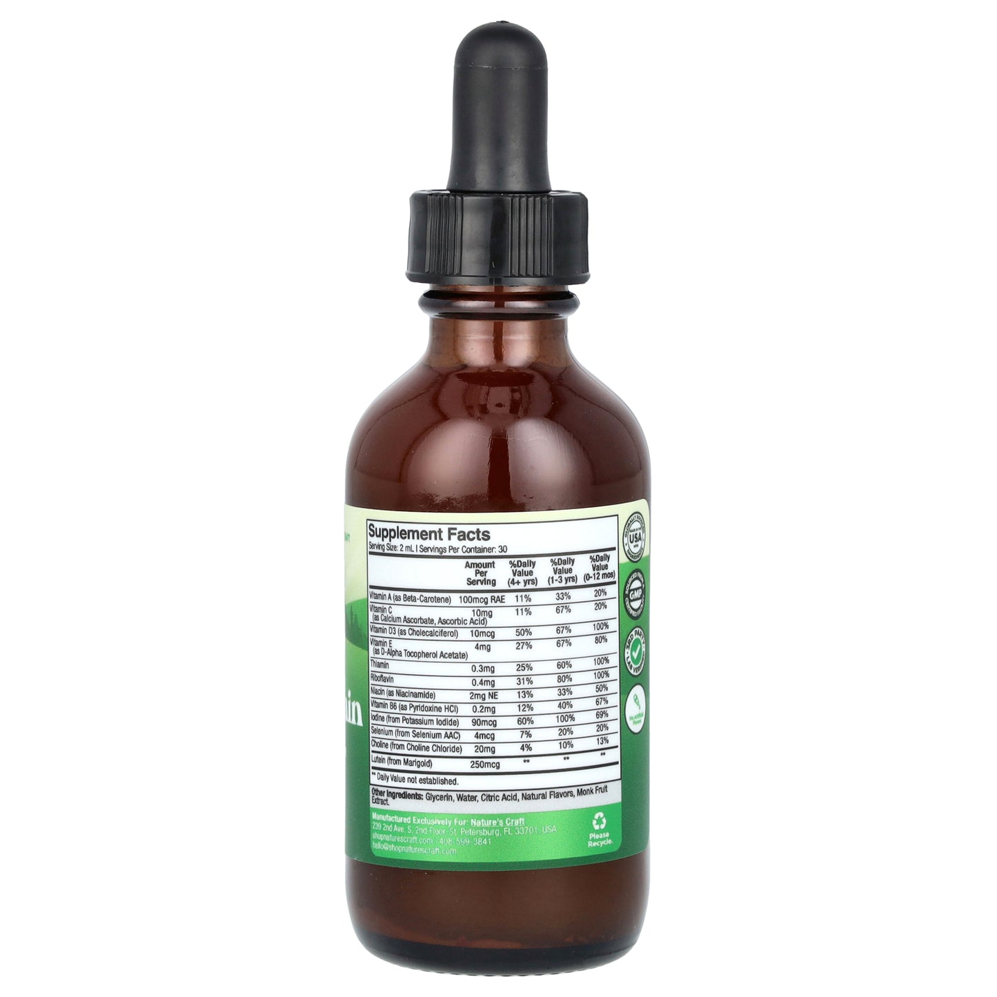 Nature's Craft, Kids Multivitamin, Sugar Free, Orange, 60 ml