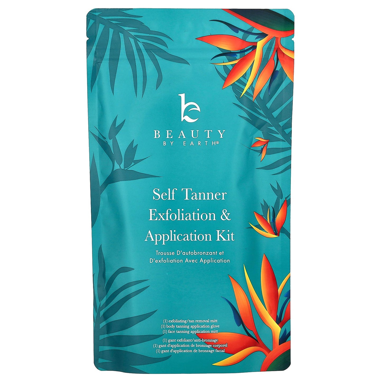 Beauty By Earth, Self Tanner Exfoliation & Application Kit , 3 Piece Set