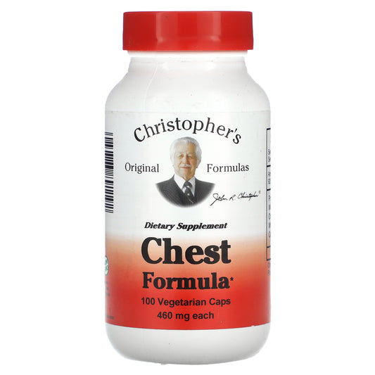 Christopher's Original Formulas, Chest Formula, 460 mg, 100 Vegetarian  Caps