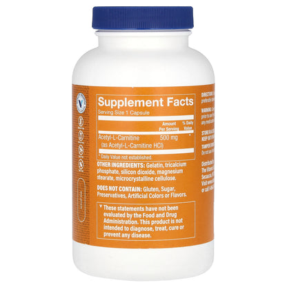 The Vitamin Shoppe, Acetyl L-Carnitine , 500 mg , 240 Capsules