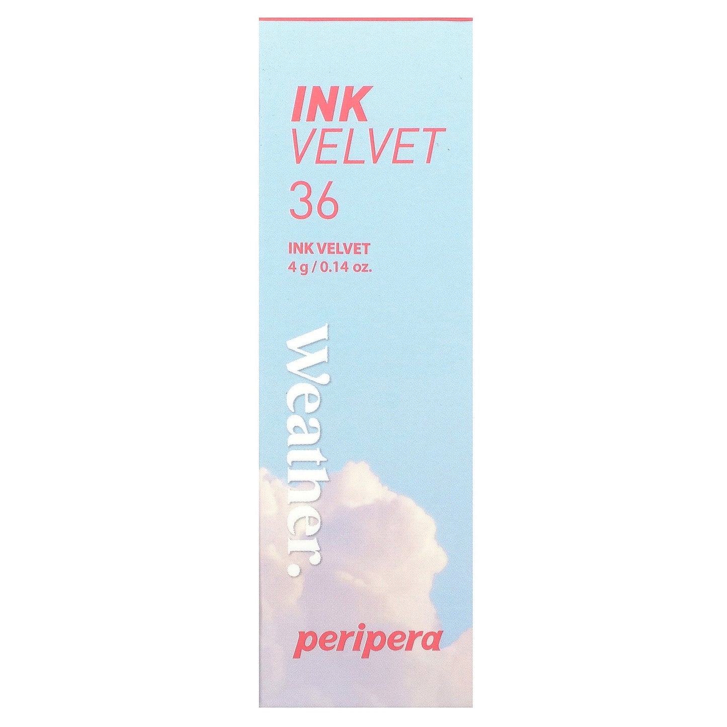 Peripera, Ink Velvet Lip Tint, Weather, 36 Active Coral, 0.14 oz (4 g)