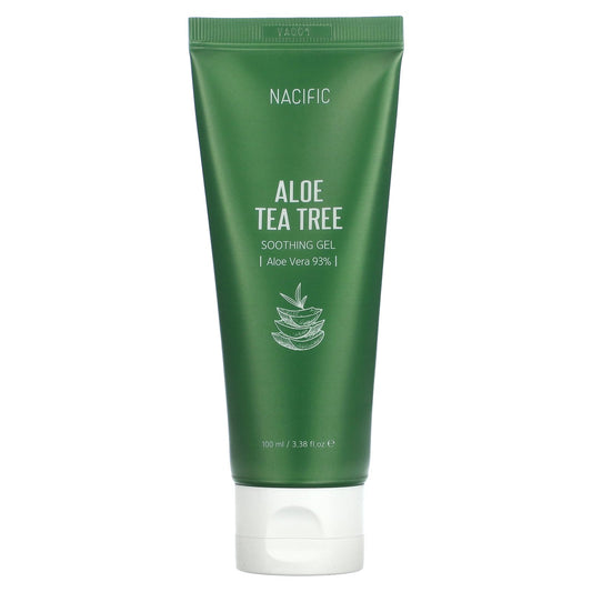 Nacific, Aloe Tea Tree, Soothing Gel, 3.38 fl oz (100 ml)