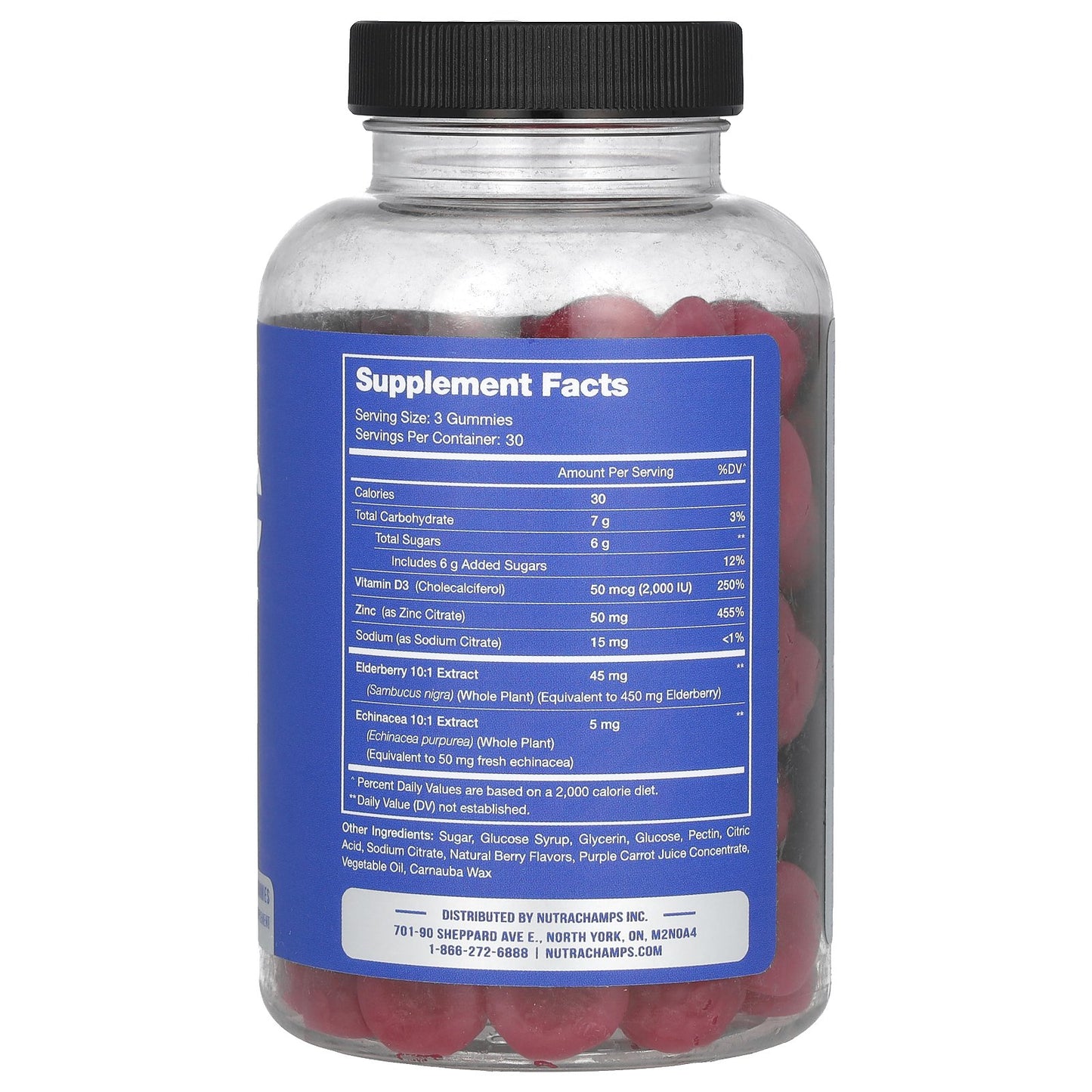 NutraChamps, Zinc Gummies, 90 Vitamin Gummies