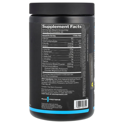 Rule One Proteins, Active BCAA, Blue Raspberry, 13.76 oz (390 g)