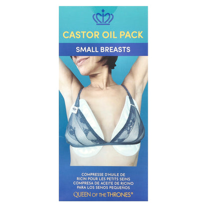 Queen of the Thrones, Castor Oil Pack, Small Breasts, 2 Count