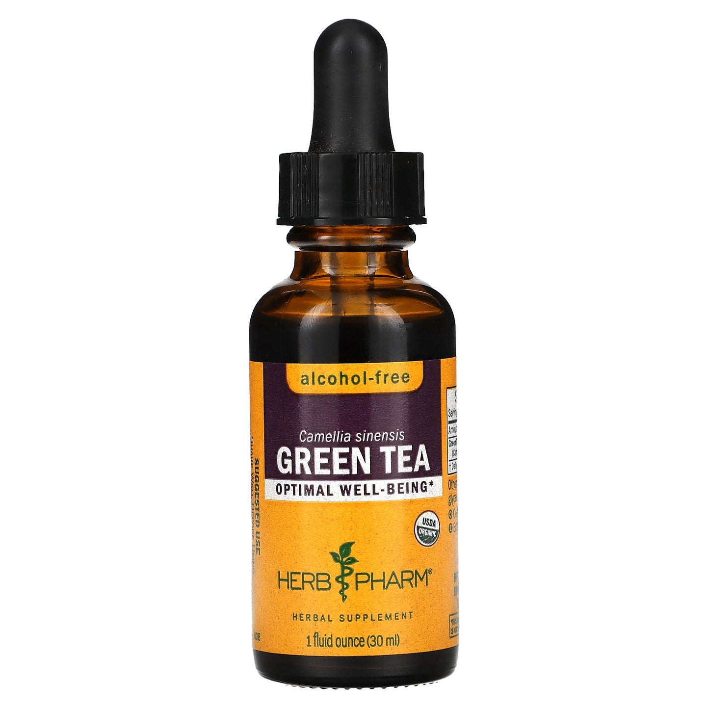 Herb Pharm, Green Tea, Alcohol-Free, 824 mg, 1 fl oz (30 ml)