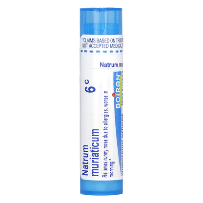 Boiron, Natrum Muriaticum 6C, Allergy Relief, 80 Pellets