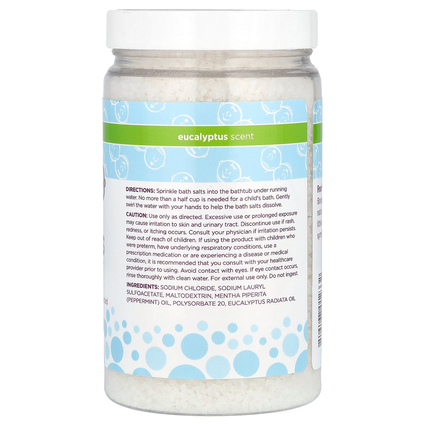 Boogie Wipes, Soothing Bath Salts, Eucalyptus, 15 oz (425 g)