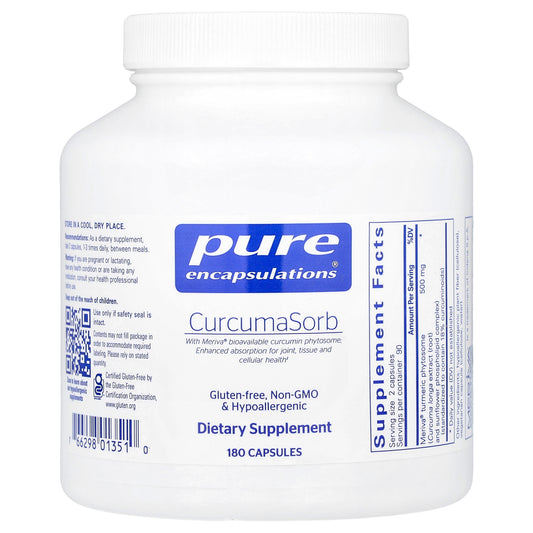 Pure Encapsulations, CurcumaSorb, 180 Capsules